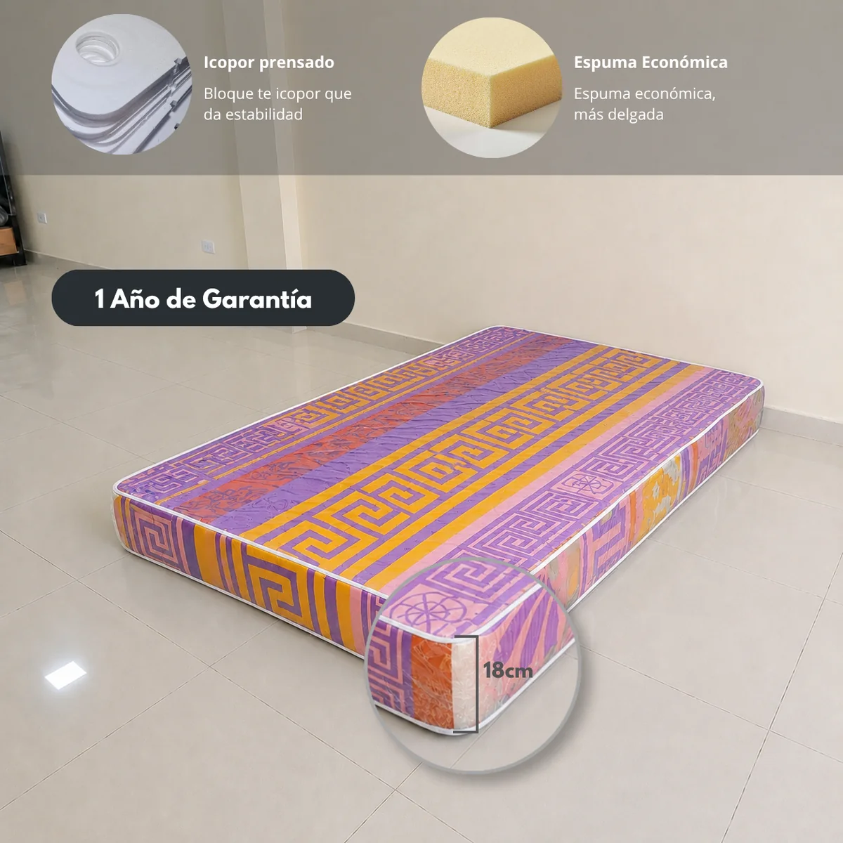 Colchón Ortopédico - Base camas Medellín fabricante directo