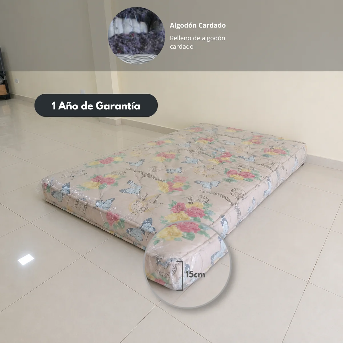 Colchoneta de Algodón - Base camas Medellín fabricante directo