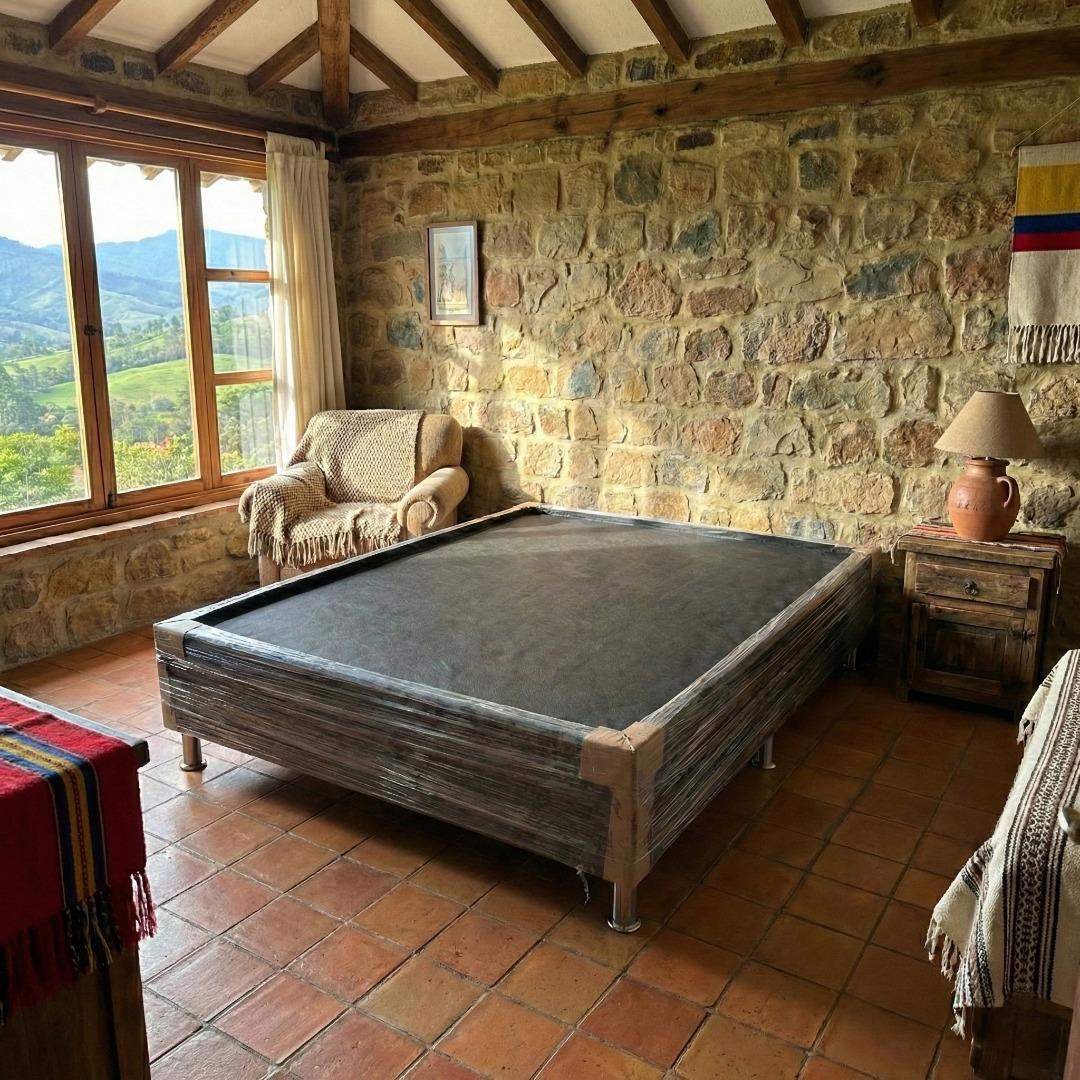 Miniatura 3 Base Cama Tradicional Entera